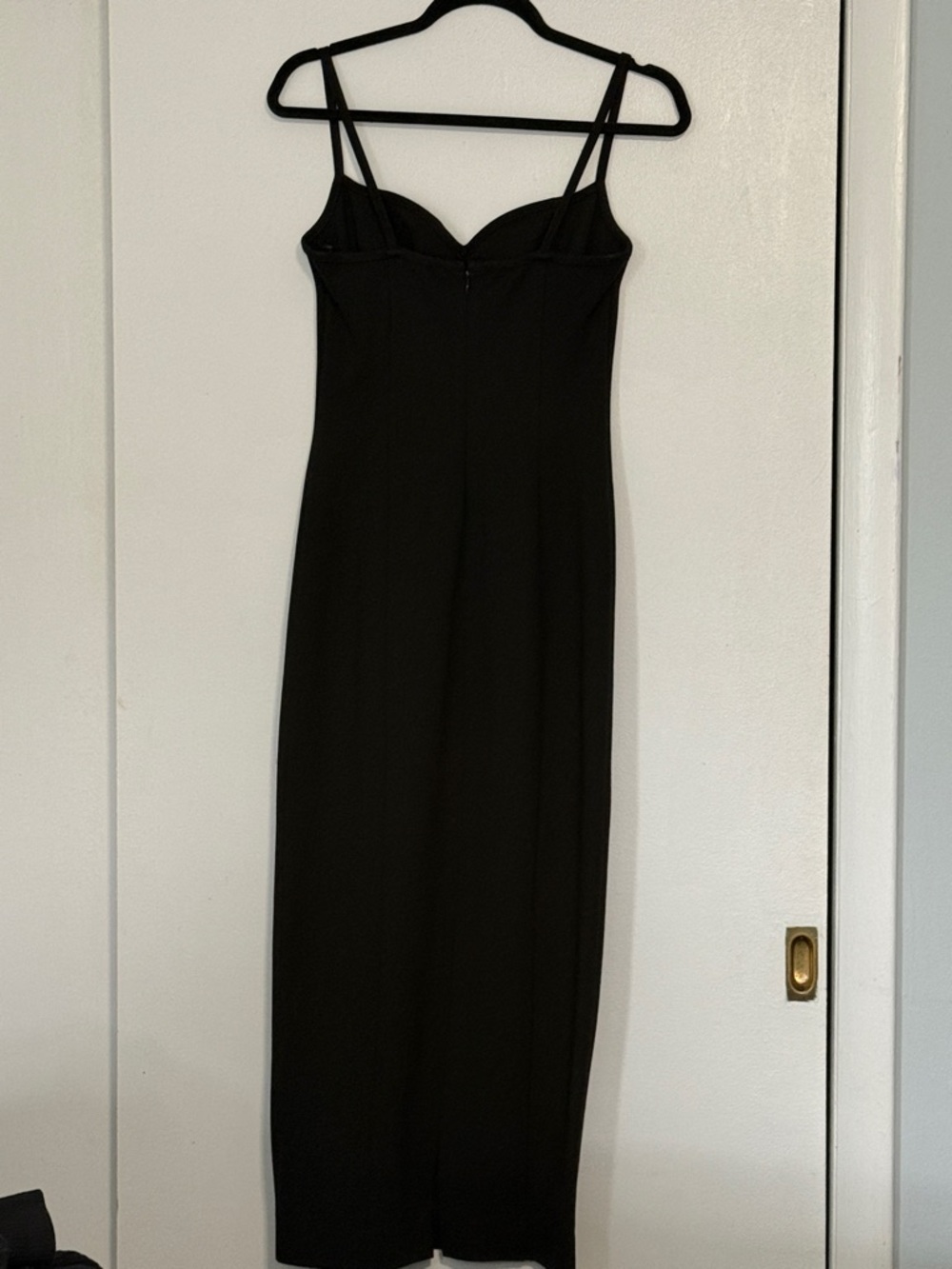 Reformation Remi Knit Midi Dress Black Small - Picture 6 of 6